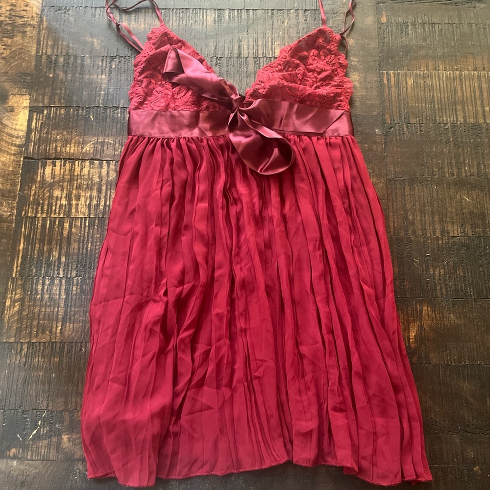 Victoria's Secret Red Slip Dress